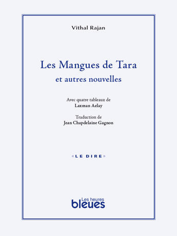 Couverture du livre « Les mangues de Tara » de Vithal Rajan aux éditions Les Heures Bleues