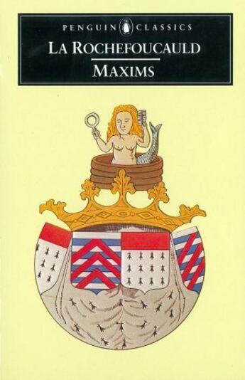 Couverture du livre « Maxims » de Francois De La Rochefoucauld aux éditions Adult Pbs