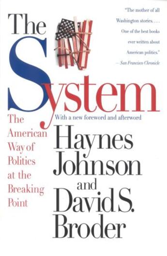 Couverture du livre « The System » de Broder David S aux éditions Little Brown And Company