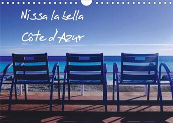 Couverture du livre « Nissa la bella Côte d'Azur (Calendrier mural 2020 DIN A4 horizontal) ; La ville de Nice sous le soleil (Calendrier mensuel, 14 Pages ) » de K.A. Fucci aux éditions Calvendo