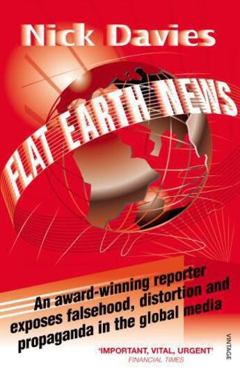 Couverture du livre « Flat Earth News » de Davies Nick aux éditions Random House Digital