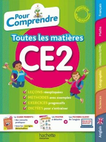 Couverture du livre « Pour comprendre toutes les matieres ce2 » de Jack Guichard aux éditions Hachette Education