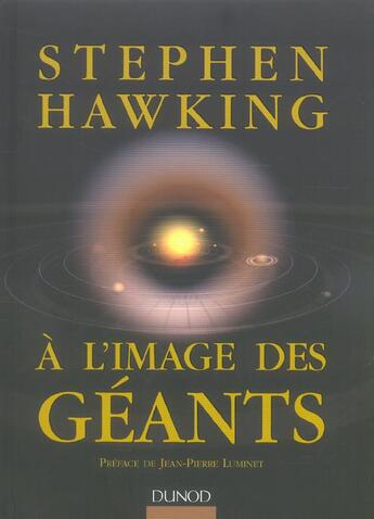 Couverture du livre « À l'image des géants » de Hawking aux éditions Dunod