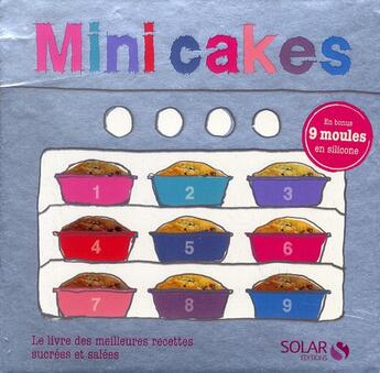 Couverture du livre « Four à minicakes ; coffret » de Martine Lizambard aux éditions Solar