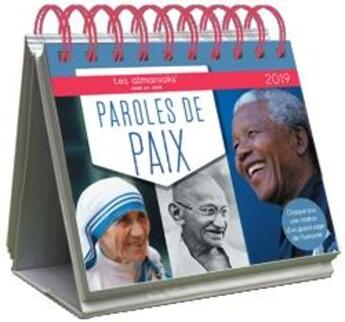 Couverture du livre « Paroles de paix (édition 2019) » de  aux éditions Editions 365