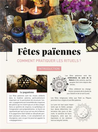 Couverture du livre « Fêtes païennes : célébrez comme autrefois » de Celeste Gustin aux éditions Mercileslivres