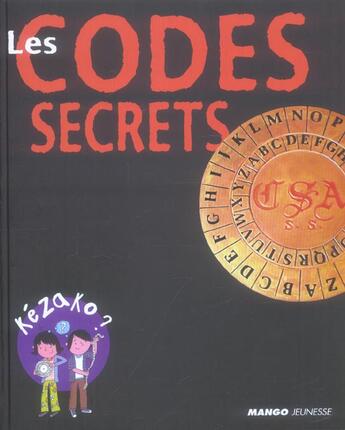 Couverture du livre « Les codes secrets » de Zeitoun/Allen aux éditions Mango