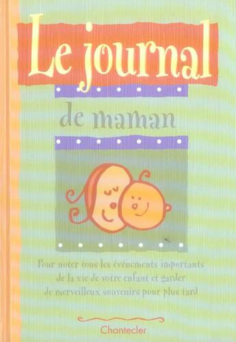 Couverture du livre « Le Journal De Maman » de Gie Van Roosbroeck aux éditions Chantecler