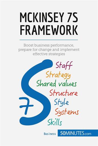 Couverture du livre « McKinsey 7S Framework : Boost business performance, prepare for change and implement effective strategies » de 50minutes aux éditions 50minutes.com