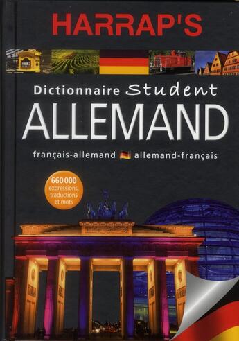 Couverture du livre « Dictionnaire Harrap's student allemand » de  aux éditions Larousse