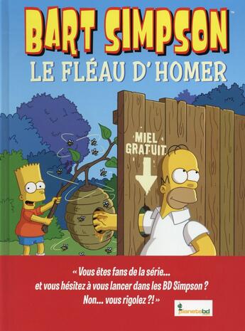 Couverture du livre « Bart Simpson Tome 9 : le fléau d'Homer » de Matt Groening et Collectif aux éditions Jungle