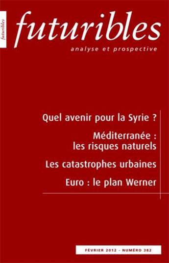 Couverture du livre « Quel avenir pour la Syrie ? » de Marty/Veyret/Courson aux éditions Futuribles