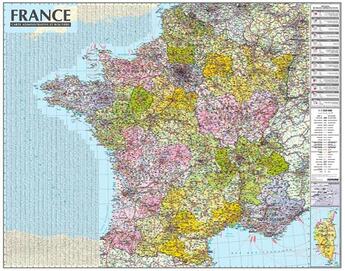Couverture du livre « France 1/1m050 (carte murale laminee) » de  aux éditions Expressmap