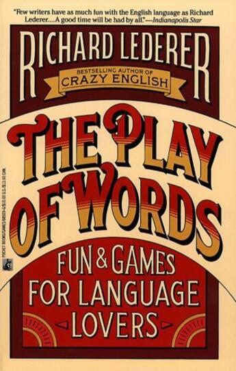 Couverture du livre « The Play of Words » de Lederer Richard aux éditions Pocket Books