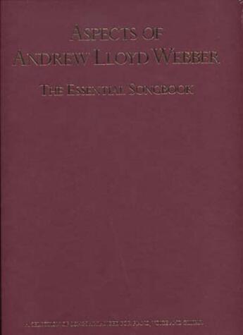 Couverture du livre « Webber Andrew Lloyd aspects of pvg » de Andrew Lloyd Webber aux éditions Alfred