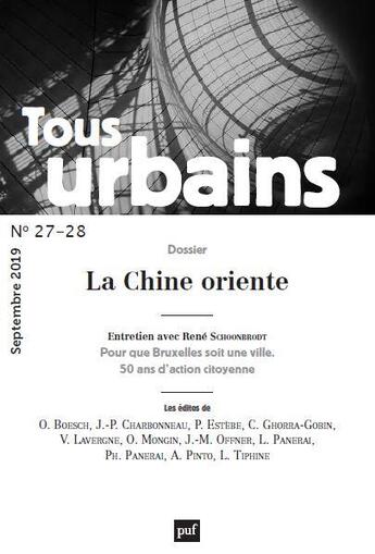 Couverture du livre « Tous urbains n.27-28 (2019) » de  aux éditions Puf