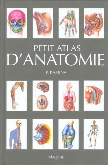 Couverture du livre « Petit atlas d'anatomie » de Kamina aux éditions Maloine