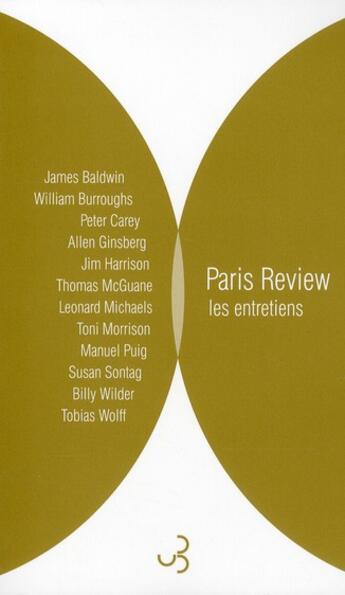 Couverture du livre « Paris review t.1 ; les entretiens » de  aux éditions Christian Bourgois