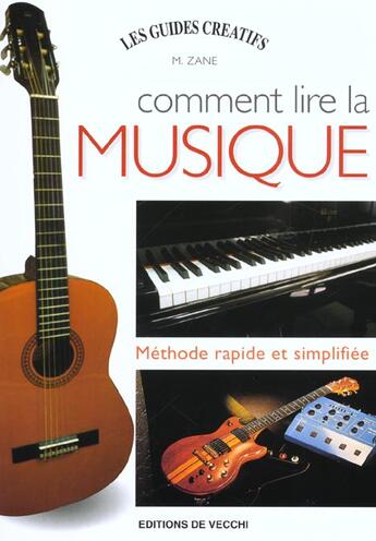 Couverture du livre « Comment lire la musique » de Zane/M. aux éditions De Vecchi