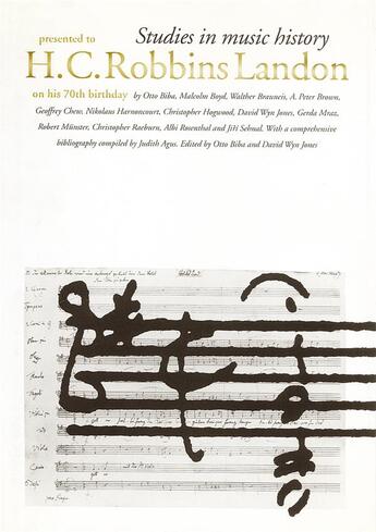 Couverture du livre « Studies in music history » de Biba Otto & Wyn Jone aux éditions Thames & Hudson