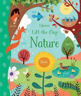 Couverture du livre « Lift the flap : nature » de Jessica Greenwell aux éditions Usborne