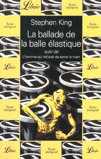 Couverture du livre « Ballade de la balle elast » de Stephen King aux éditions J'ai Lu