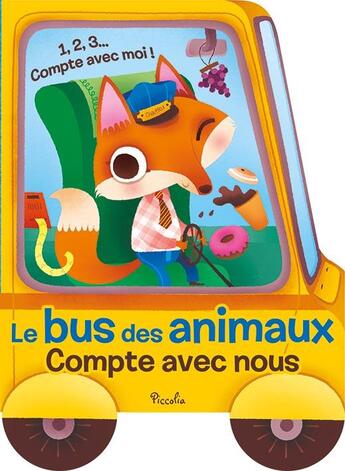 Couverture du livre « Livre accordéon ; le bus des animaux » de  aux éditions Piccolia