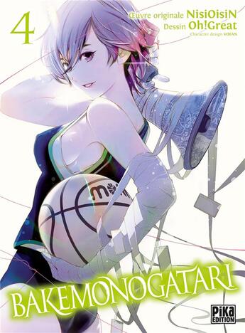 Couverture du livre « Bakemonogatari Tome 4 » de Oh! Great et Nisioisin aux éditions Pika