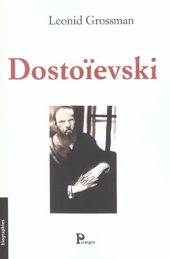 Couverture du livre « Dostoievski » de Marmonn/Pouss aux éditions Parangon