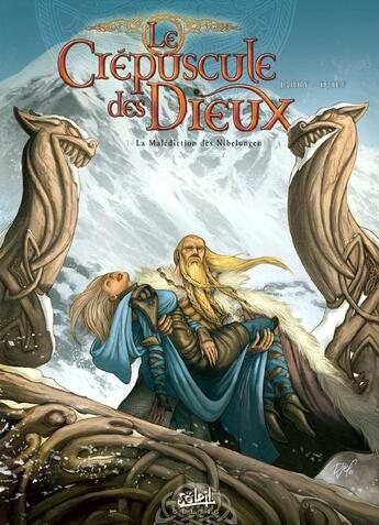 Couverture du livre « Le crépuscule des dieux Tome 1 : la malédiction des Nibelungen » de Djief et Nicolas Jarry aux éditions Soleil