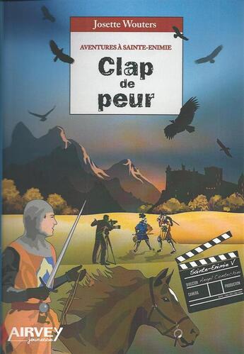 Couverture du livre « Clap de peur » de Josette Wouters aux éditions Airvey