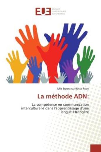 Couverture du livre « La methode adn: » de Esperanza Bacca Rozo aux éditions Editions Universitaires Europeennes