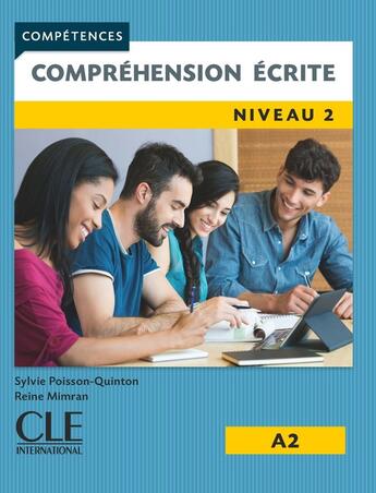 Couverture du livre « FLE ; compréhension écrite ; niveau 2 ; A2 (édition 2018) » de  aux éditions Cle International