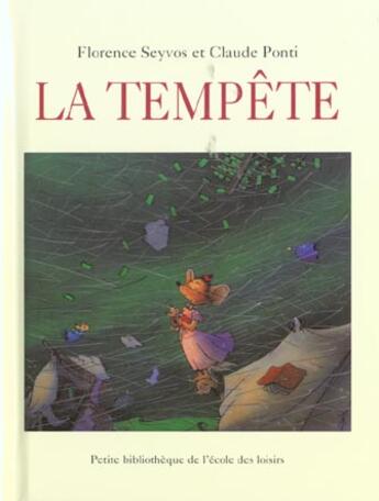 Couverture du livre « Tempete biblio » de Seyvos/Ponti aux éditions Ecole Des Loisirs