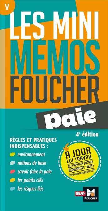 Couverture du livre « Les mini mémos Foucher Tome 5 (4e édition) » de Bernard Derangere aux éditions Foucher