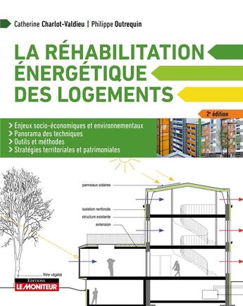 Couverture du livre « Réhabilitation énergétique des logements » de Catherine Charlot-Valdieu et Philippe Outrequin aux éditions Le Moniteur