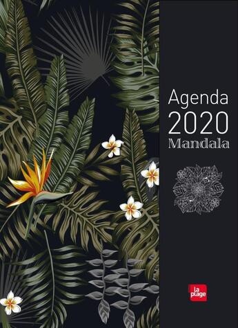 Couverture du livre « Agenda mandala (édition 2020) » de  aux éditions La Plage