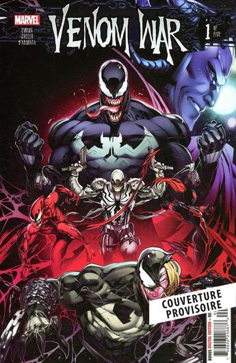 Couverture du livre « Venom War N°01 » de Greg Land et Al Ewing et Iban Coello et Jackson Lanzing et Cafu et Colin Kelly aux éditions Panini