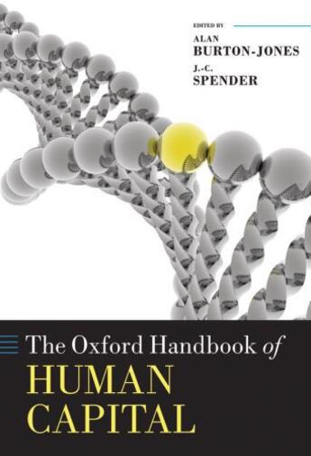 Couverture du livre « The Oxford Handbook of Human Capital » de Becker Gary S aux éditions Oup Oxford