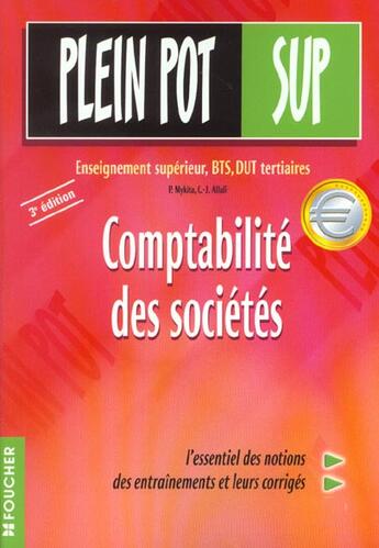 Couverture du livre « Comptabilite Des Societes T.35 » de C-J Allali et Patrick Mykirta aux éditions Foucher