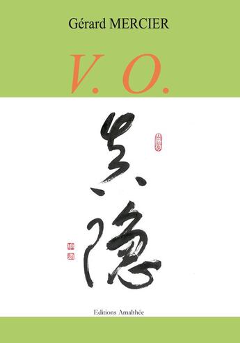 Couverture du livre « V. o. » de Gerard Mercier aux éditions Amalthee