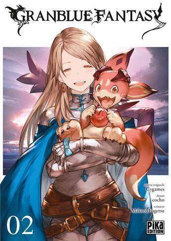 Couverture du livre « Granblue fantasy Tome 2 » de Makoto Fugetsu et Cocho aux éditions Pika