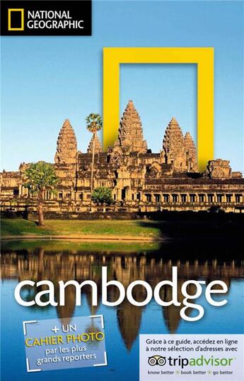 Couverture du livre « Cambodge » de Trevor Ranges aux éditions National Geographic