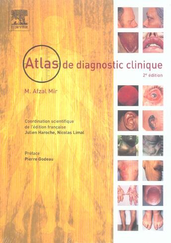 Couverture du livre « Atlas de diagnostic clinique » de Mir Afzal aux éditions Elsevier-masson