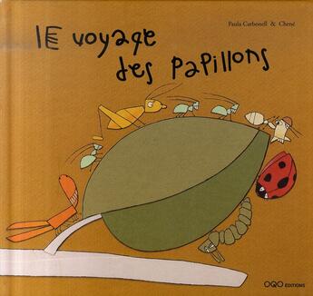 Couverture du livre « Le voyage des papillons » de Carbonell. Paul aux éditions Oqo