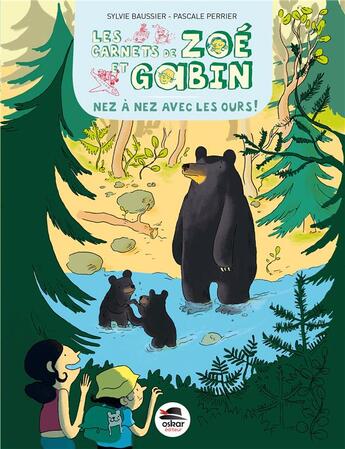 Couverture du livre « Nez à nez avec les ours » de Sylvie Baussier et Pascale Perrier aux éditions Oskar