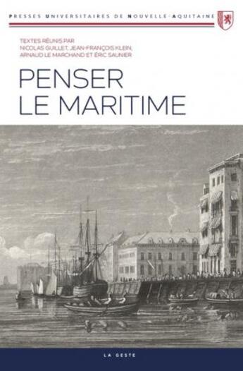 Couverture du livre « Penser le maritime » de  aux éditions Geste