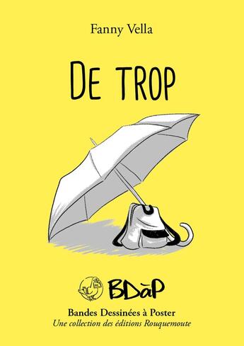 Couverture du livre « De trop » de Fanny Vella aux éditions Rouquemoute