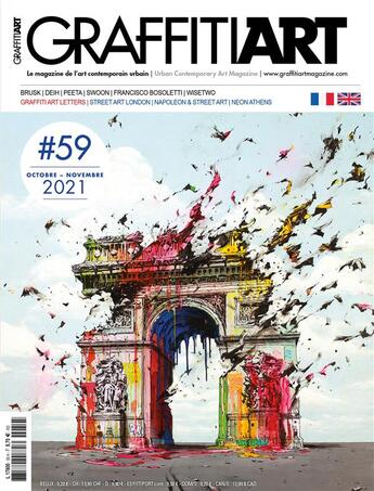 Couverture du livre « Graffiti art n 59 - octobre 2021 » de  aux éditions Graffiti Art