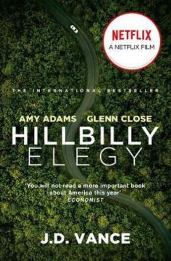 Couverture du livre « HILLBILLY ELEGY » de J.D. Vance aux éditions William Collins